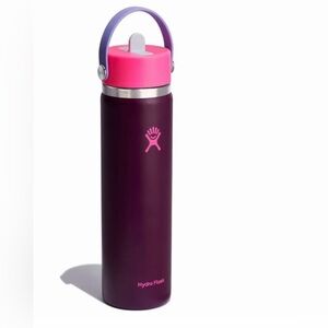 Last One!!! Hydro Flask Sugarplum 24 oz Wide Flex Straw Cap Bottle